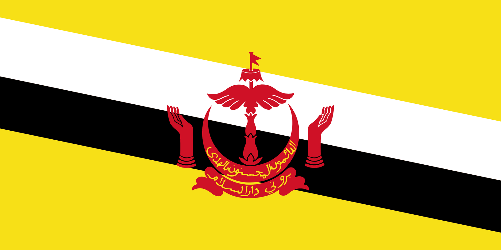 Brunei Flag - Fabplaces 