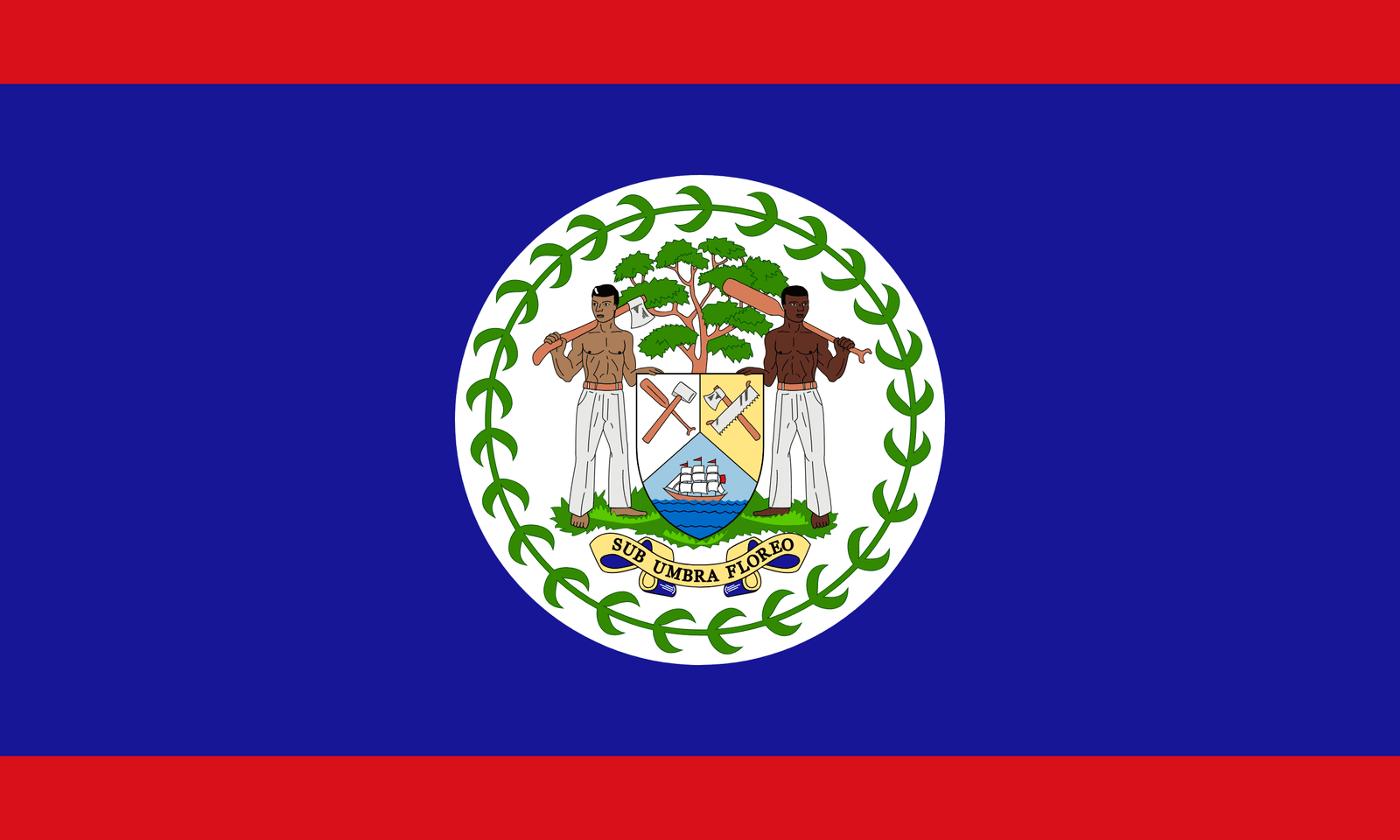 Belize Flag - Fabplaces 