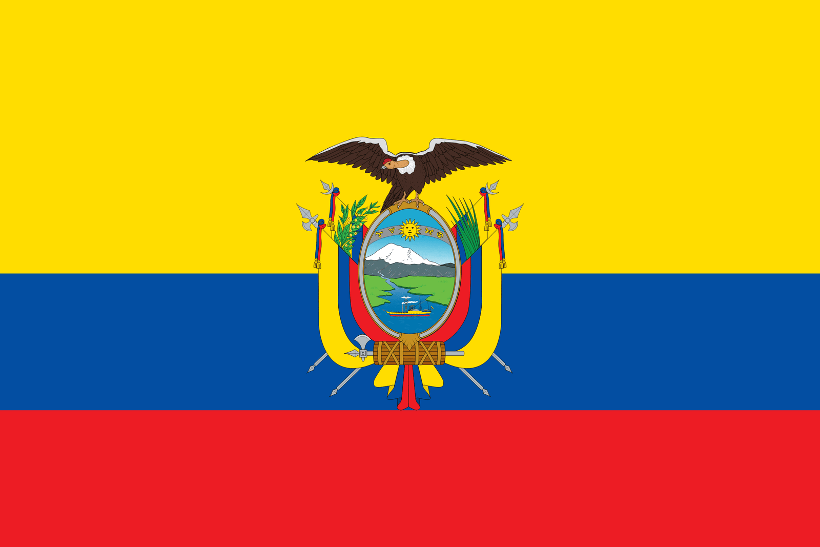 Ecuador Flag - Fabplaces 