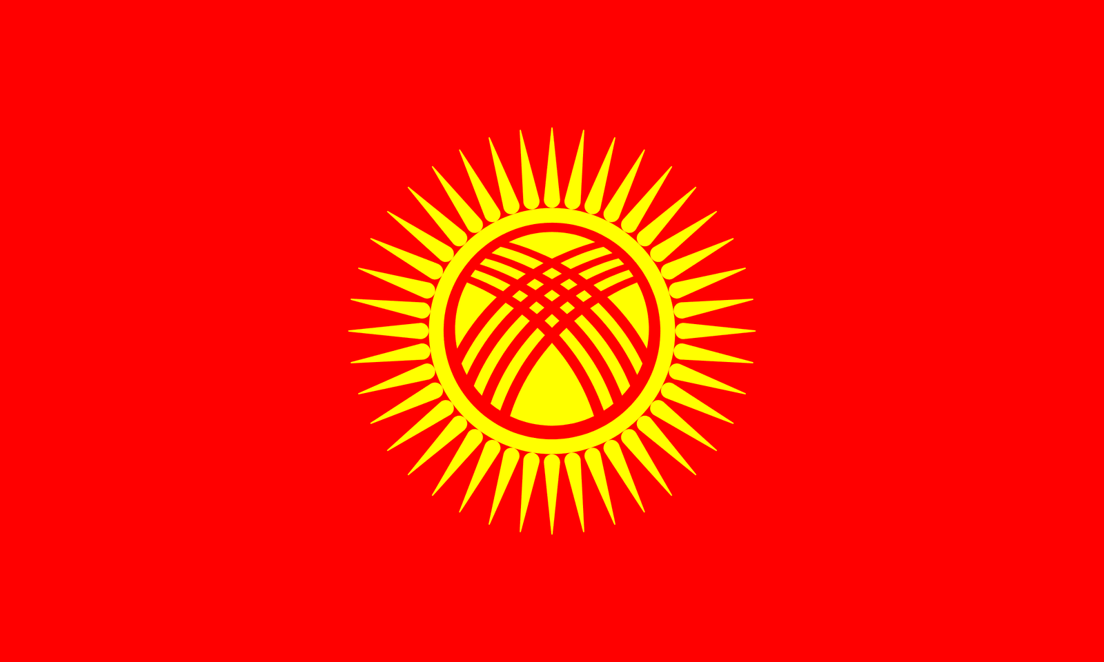 Kyrgyzstan Flag - Fabplaces 