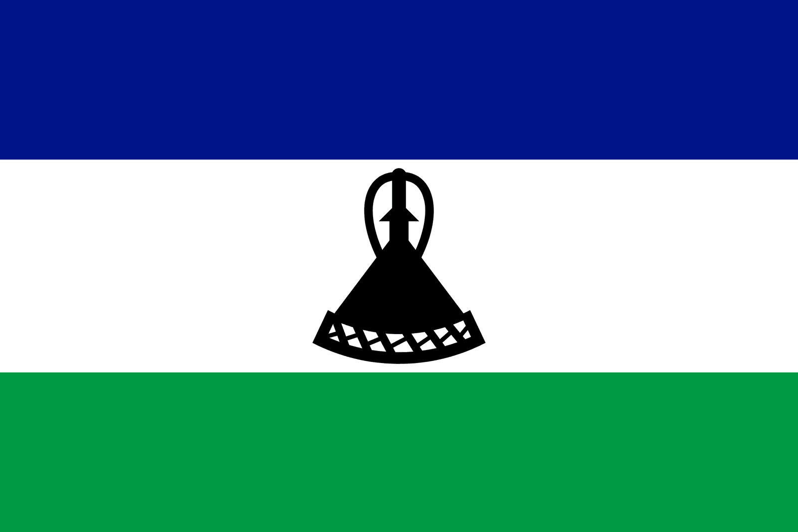 Lesotho Flag - Fabplaces 