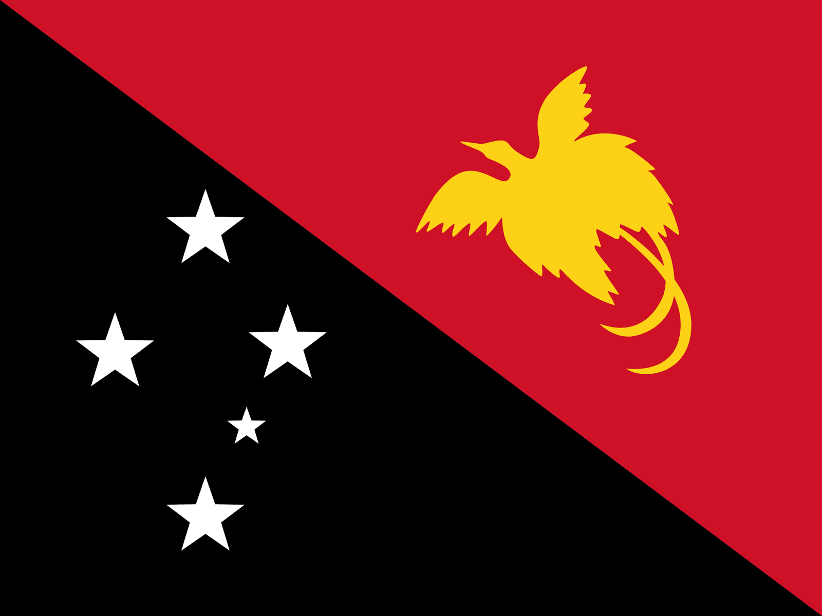 Papua New Guinea Flag - Fabplaces 