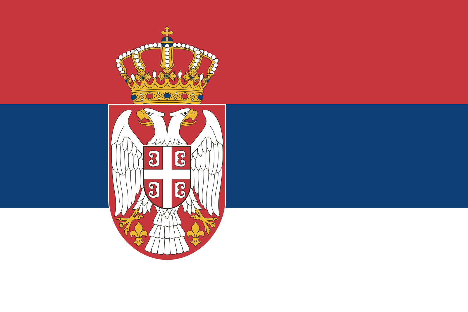 Serbia Flag - Fabplaces 